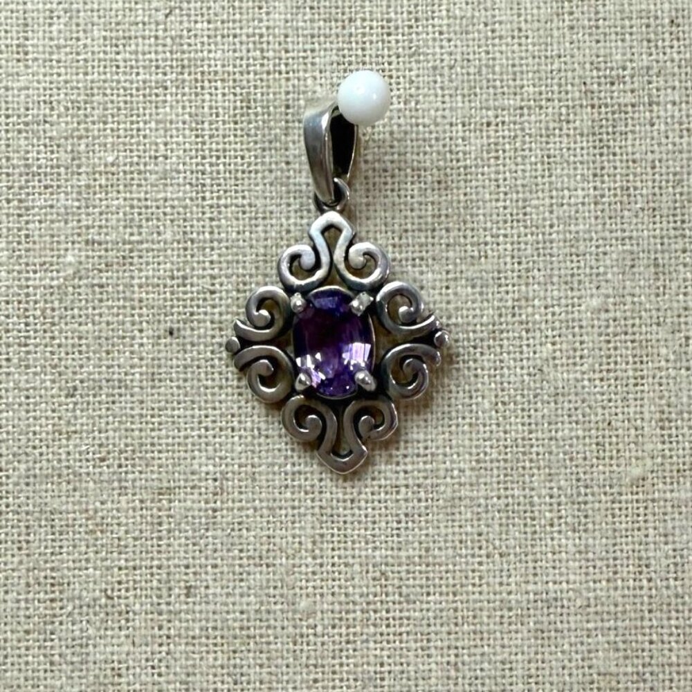 James Avery Spanish Lace Pendant - Amethyst